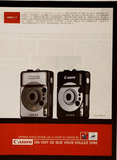 Canon IXUS L-1 vintage Camera  Print Ad !! " Small Camera "