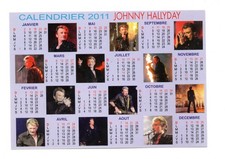 Johnny HALLYDAY Calendrier