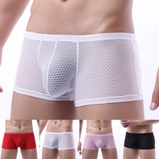 Boxer homme résille résille