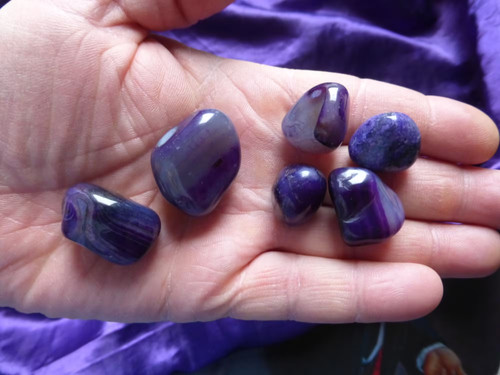Agate pierres roulées - 6,