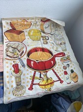 Ancien Grand Torchon La Fondue