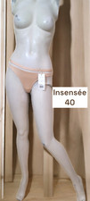 Valeur 35 € Insensée Taille 40 NEUF Culotte tanga couleur naturel string panty