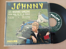 EP 45T Johnny Hallyday - Les Mauvais Garçons 1964 f.richir VG+/VG