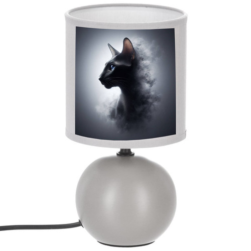 Lampe chevet couleur gris - chevet,