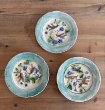 Assiettes anciennes oiseaux