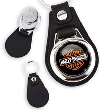Porte-clés en simili cuir