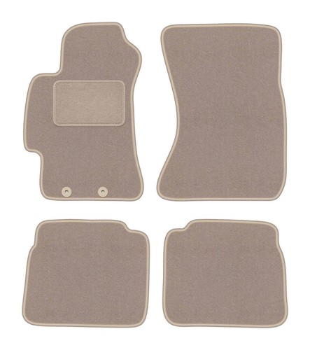 Tapis sol velours beige - tapis,