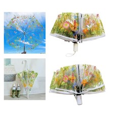 Parapluie transparent compact