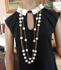 IMPORTANT COLLIER DE 2 RANGS