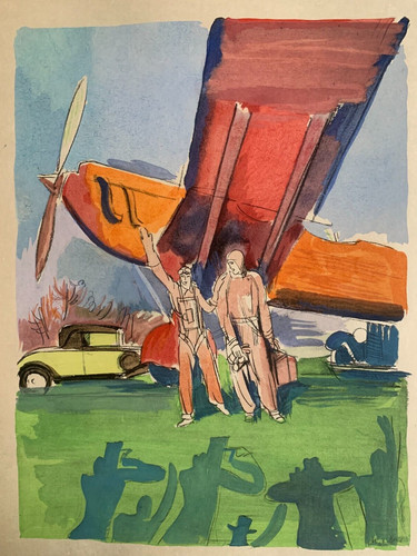 Aviation plane uzelac - plane, by