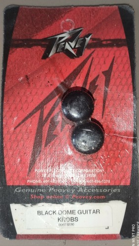 Peavey black dome knobs - peavey,