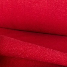 Toile de Lin lavé rouge [au