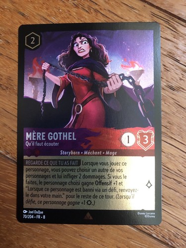 Carte lorcana tcg chapitre 8 - lorcana,