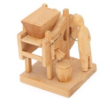 SCÈNE AGRICOLE EN BOIS UN