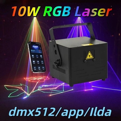 App 10w rgb dmx full - 10w,