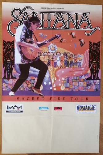 Santana affiche concert - concert, poster