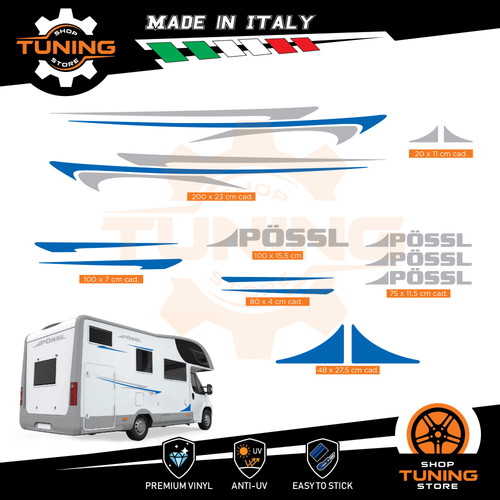 Autocollants camper kit - autocollants,