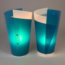 2 Lampes Slamp Bleue Samuel