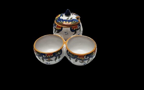 Pot moutarde faience de - moutarde,