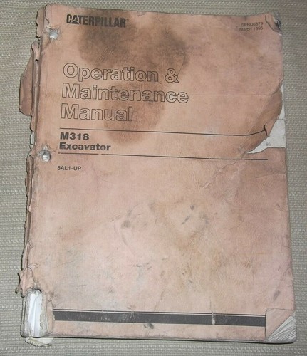 Cat caterpillar m318 - caterpillar,