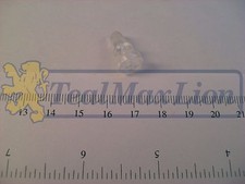 Vis plastique blanche de