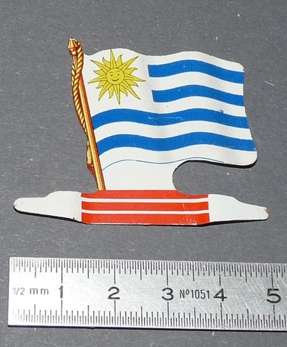 Plaque metal drapeau - metal, biscuits