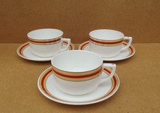 3 Tasses et soucoupes à