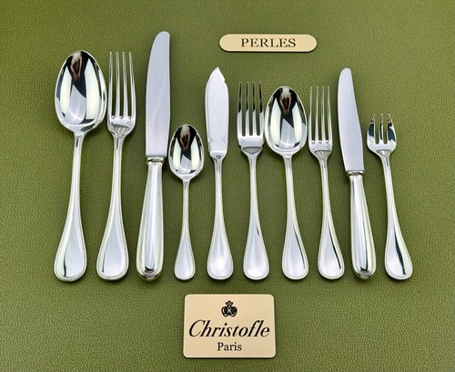 Christofle perles 126 piece - christofle,