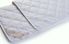 Coton Confort Profond Matelassé Protège-matelas Laine Dessus + Coin Bretelles
