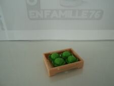 PLAYMOBIL vintage city life marchand légumes cagette beige salade 5341 4055 6121