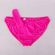 Sissy Sexy Homme Soie Glacée Slip Lingerie Sous-Vêtements Pochette Bulge Bikini Culotte