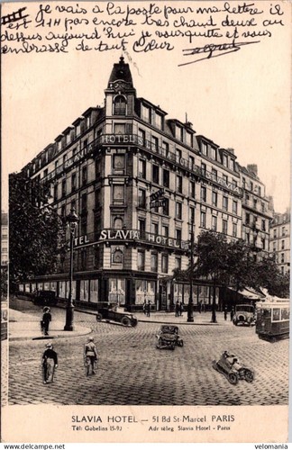 27625 cpa paris slavia - cpa,