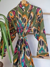 Robe De Kimono En Coton De