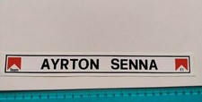 Adhésif Ayrton Senna Sticker