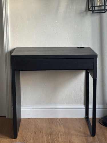 Ikea micke desk black brown - desk, black-brown