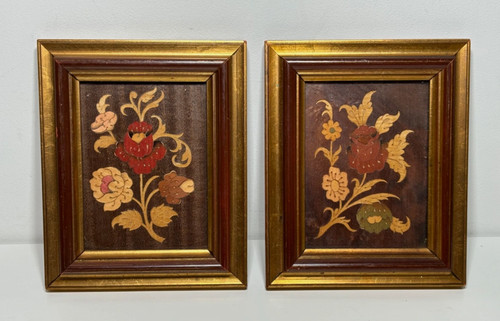 Tableau marqueterie cadre - en,
