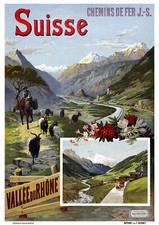 Affiche chemin de fer