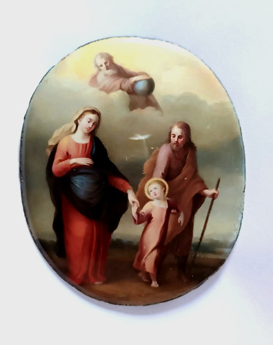 Ancienne peinture émail sur - Émail,