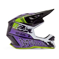 FOX Casque Motocross V3 Rs Image Phantom Cross Enduro Mx-Helm Offroad