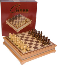 Helen Chess Inlaid Wood Board