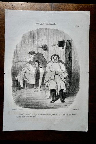 Daumier lithographie originale - lithographie,