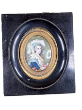Miniature ancienne XIXe –