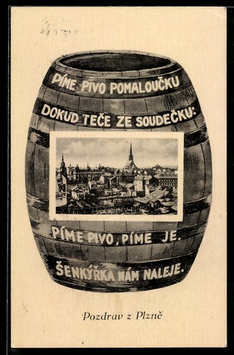 Carte postale pilsen plzen - carte,