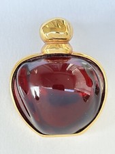 Superbe authentique BROCHE signée CHRISTIAN DIOR modèle FLACON POISON vintage