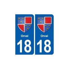 18 Orval blason autocollant