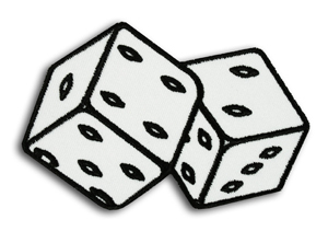 Patch ecusson des - patch, dices