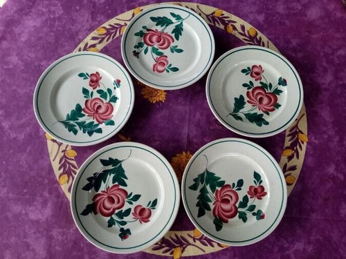 Assiette dessert moulin - assiette,