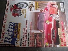 µ? Revue Retro Hebdo n°6 MV 175 Restaurer Mini 850 Renault Floride 1ere SAAB