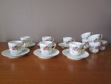 6 TASSES A CAFE & SOUS TASSES