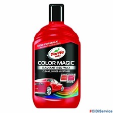 Cire Polie Colorée Rouge 500ml Turtle Wax Color Magic Brillante Améliore Couleur